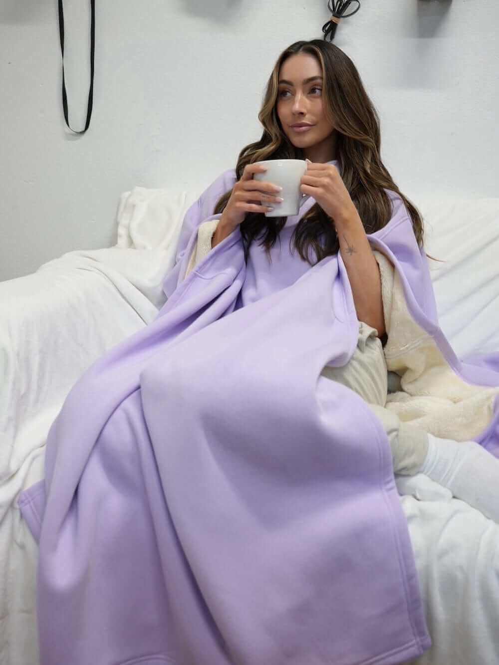 Oversized Hooded Blanket for Women