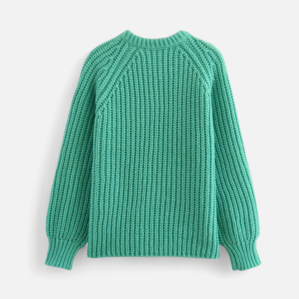 Women's knitted cardigan - vintage look with modern elegance
