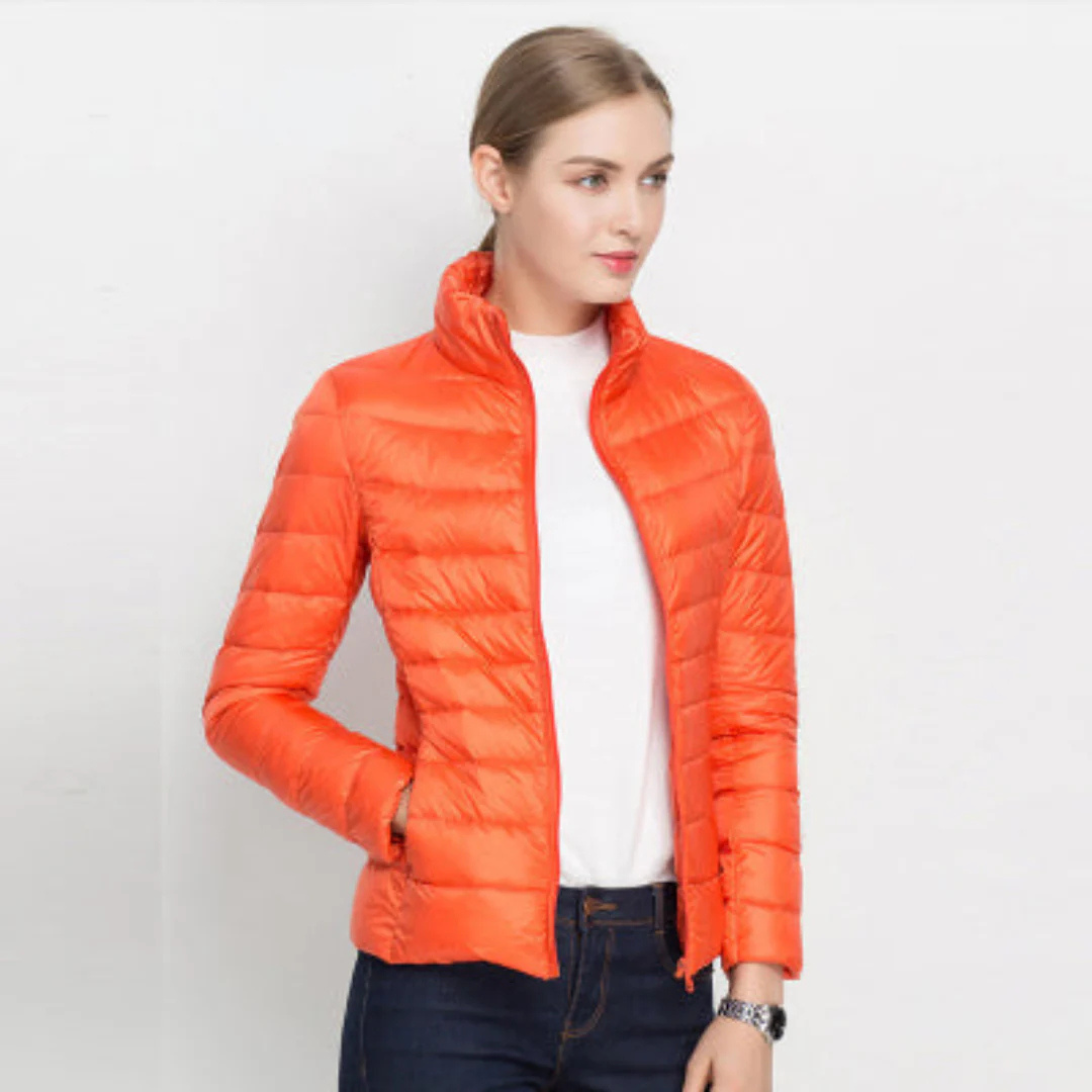 Sabrine | Ladies down jacket long sleeve | Thermal insulation