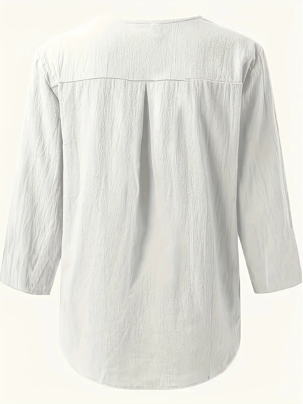 Luna - Casual Cotton and Linen Blouse