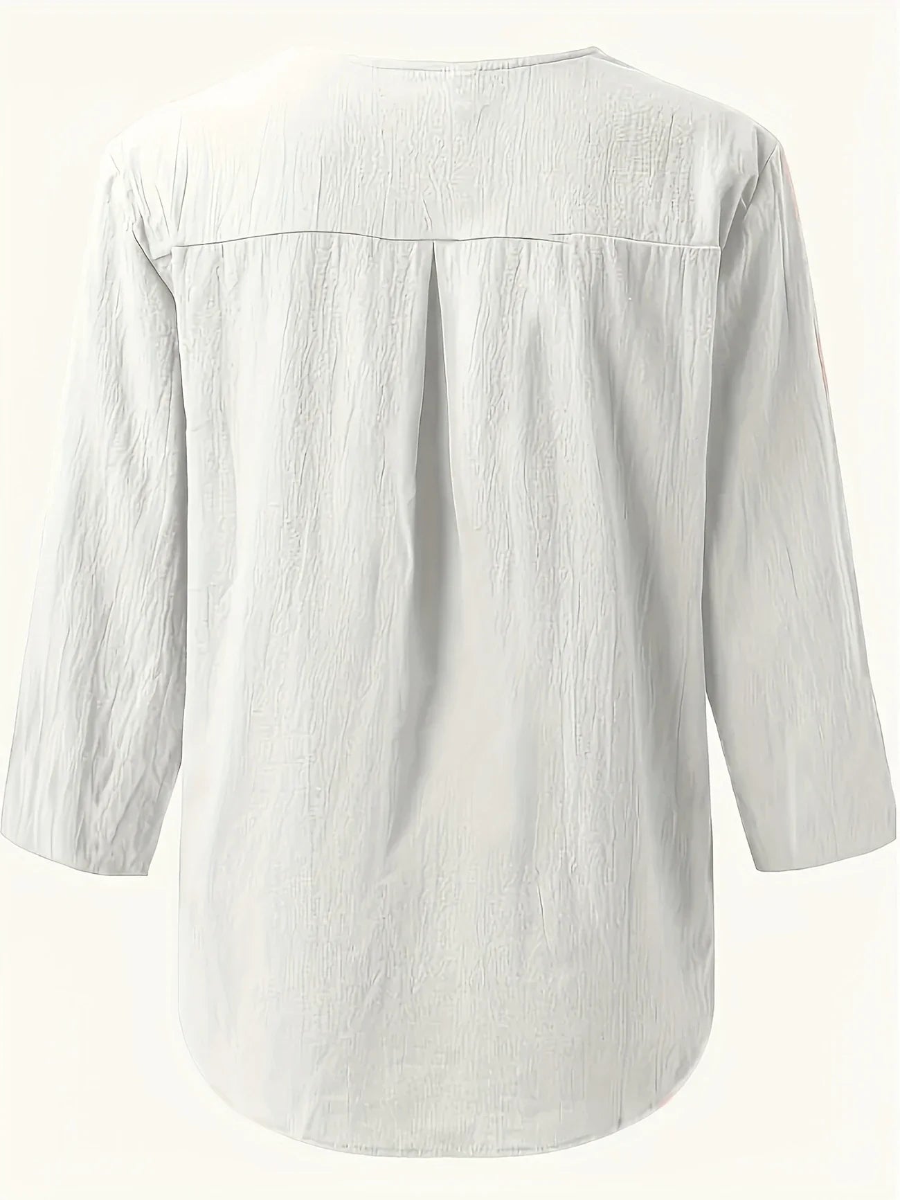 Luna - Casual Cotton and Linen Blouse