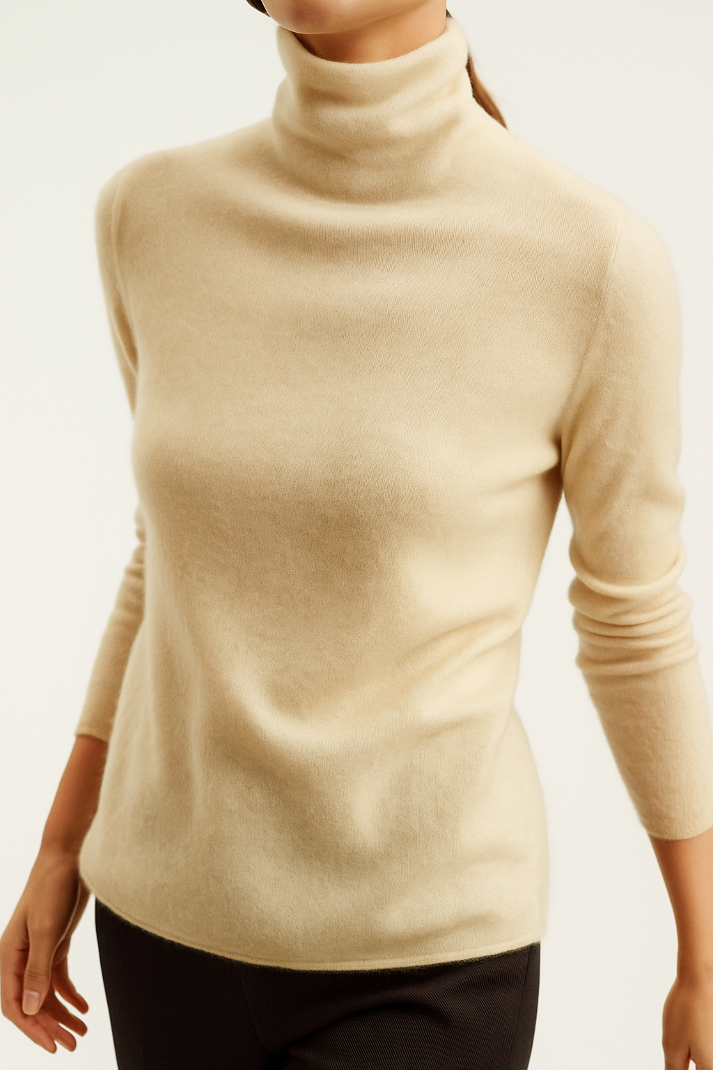 Cashmere Turtleneck Jumper – Soft Luxury Knit for Effortless Everyday Elegance