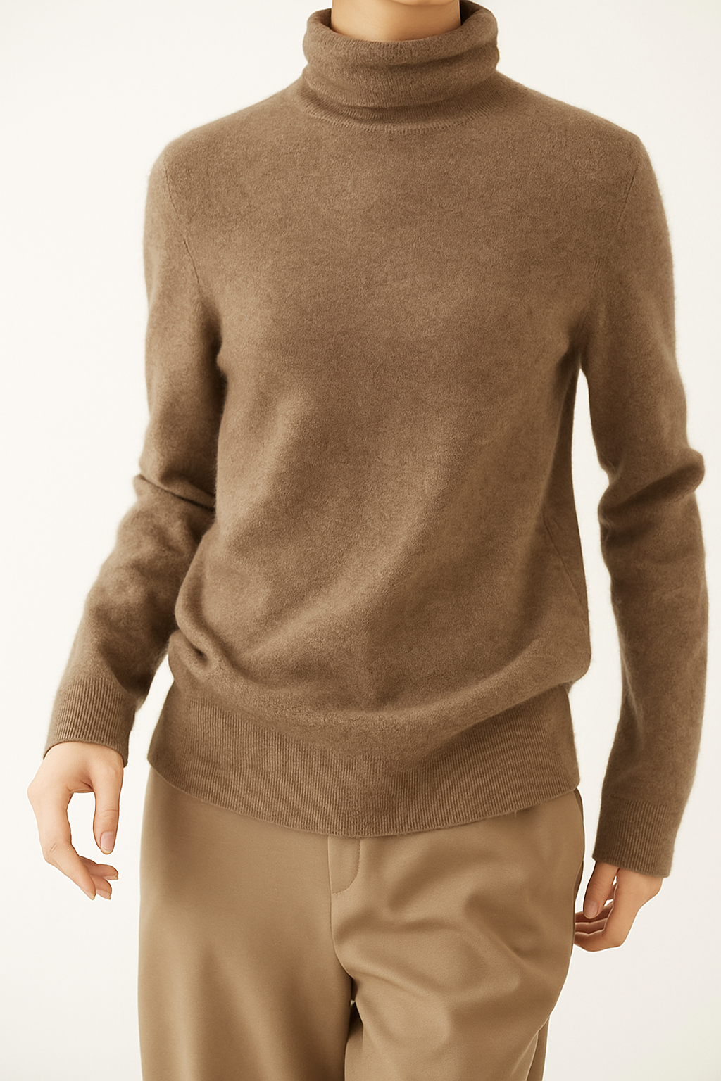 Cashmere Turtleneck Jumper – Soft Luxury Knit for Effortless Everyday Elegance