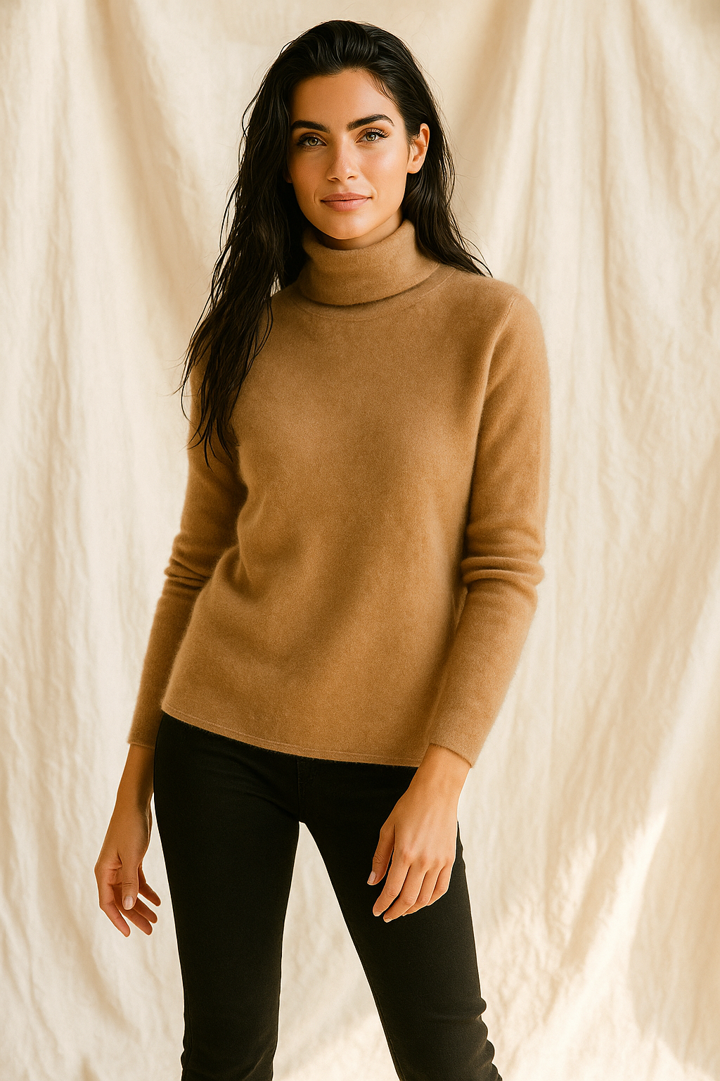 Cashmere Turtleneck Jumper – Soft Luxury Knit for Effortless Everyday Elegance