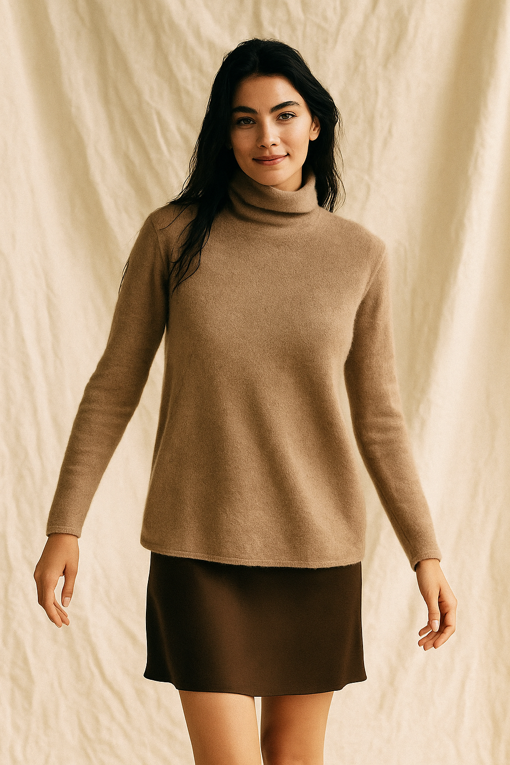 Cashmere Turtleneck Jumper – Soft Luxury Knit for Effortless Everyday Elegance