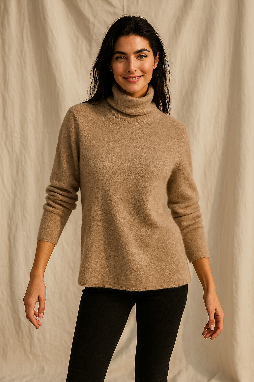 Cashmere Turtleneck Jumper – Soft Luxury Knit for Effortless Everyday Elegance