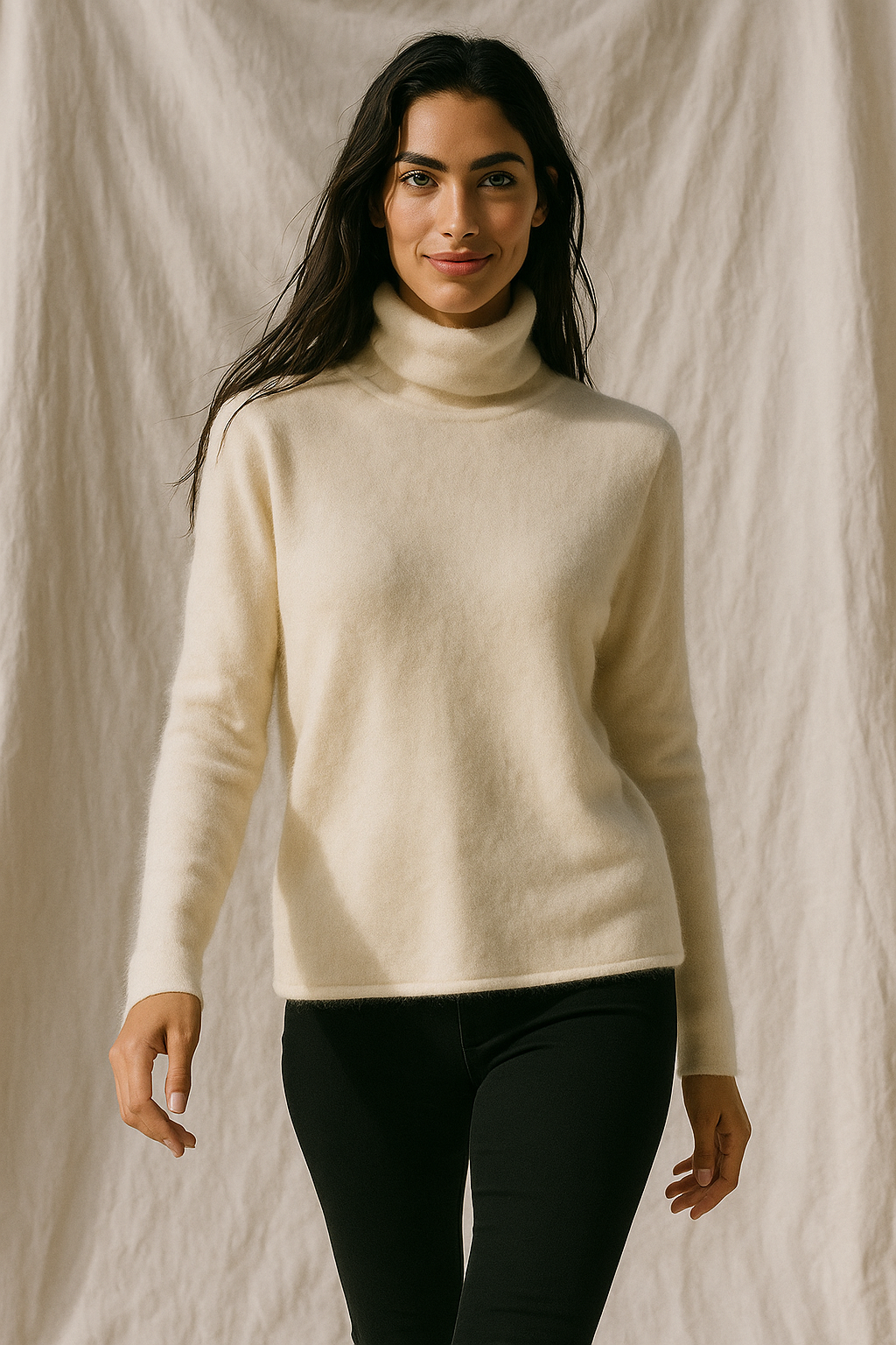 Cashmere Turtleneck Jumper – Soft Luxury Knit for Effortless Everyday Elegance