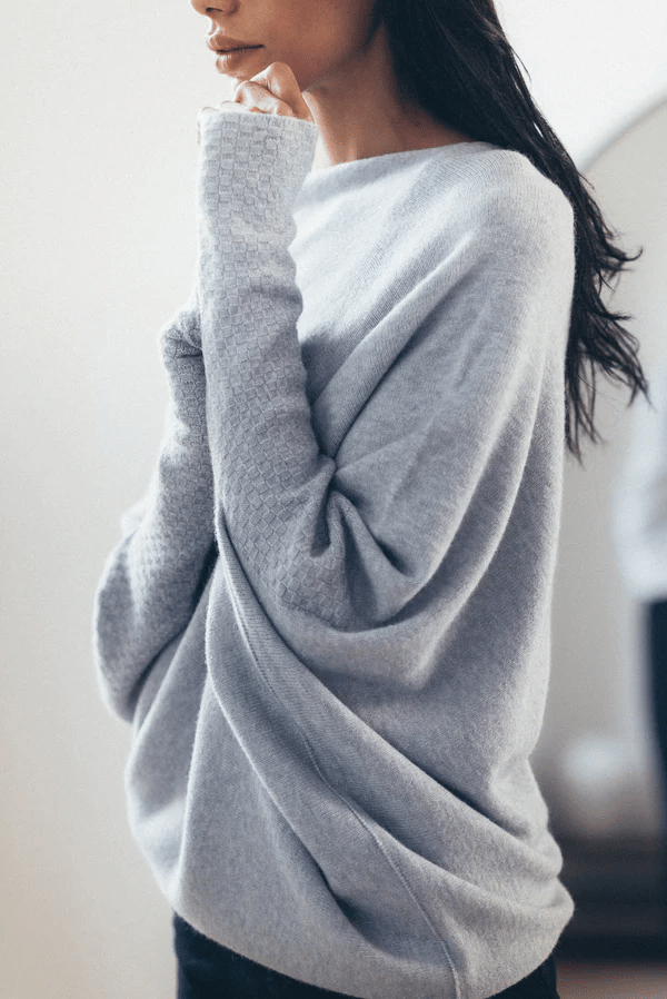 Asymmetrical Sweater | Cashmere Blend | Elegant & Comfortable