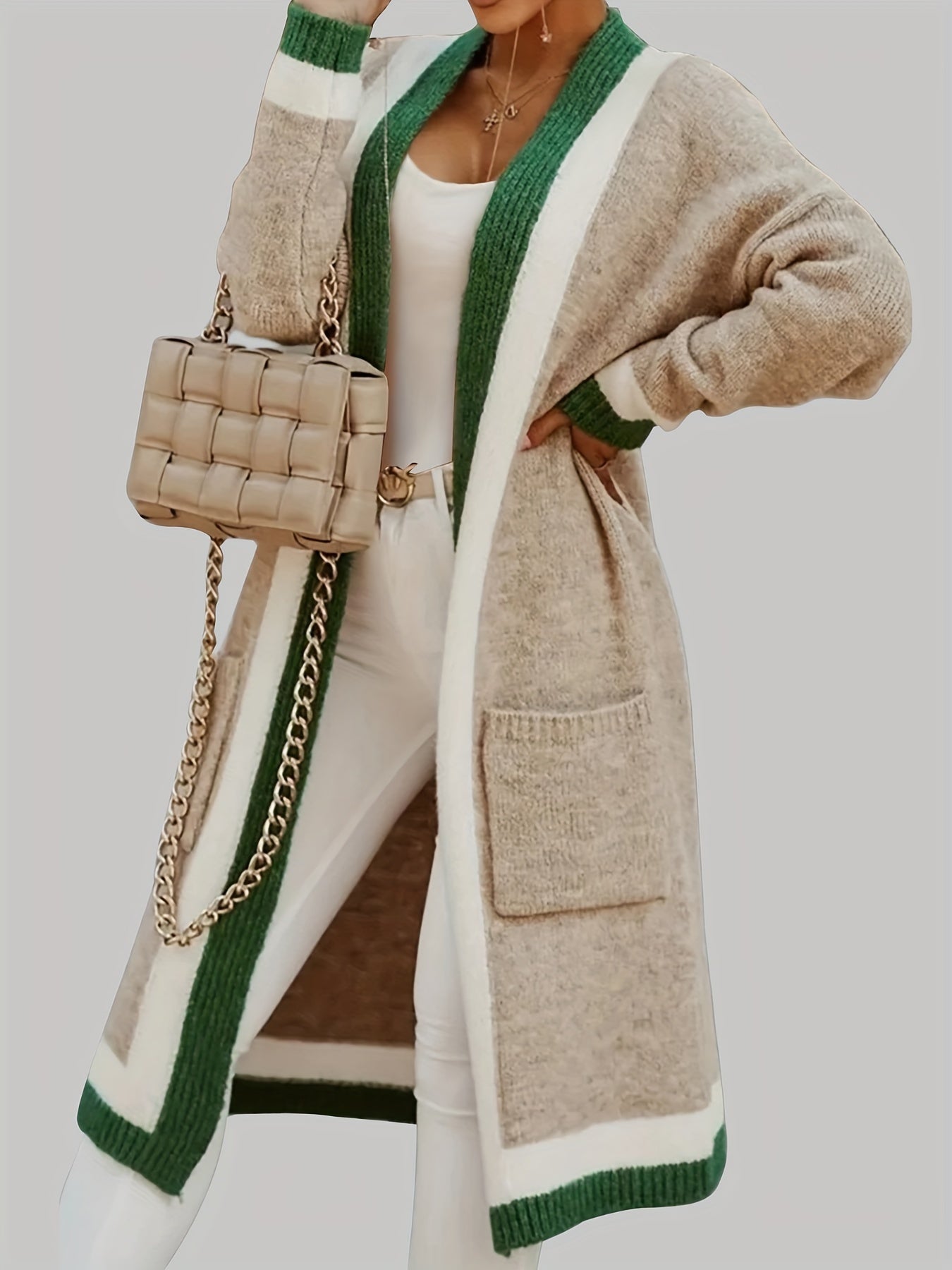 Charlotte Long cardigan - vintage inspiration with colorful accents