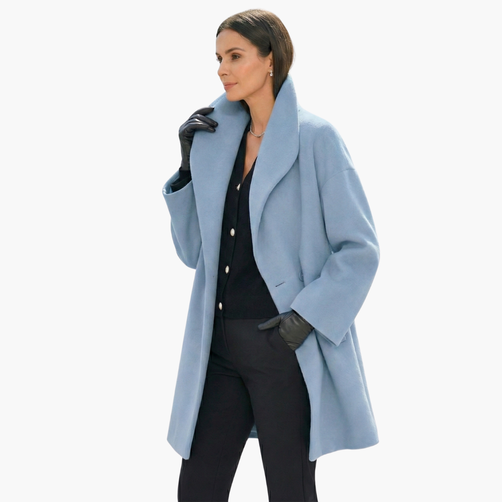 Oversized Cocoon Coat for Women