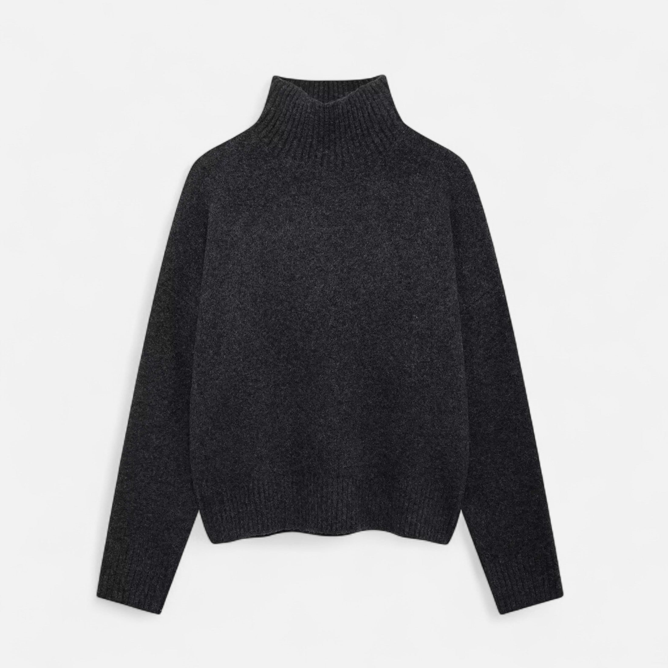Women's turtleneck sweater - Warm vintage style with timeless elegance