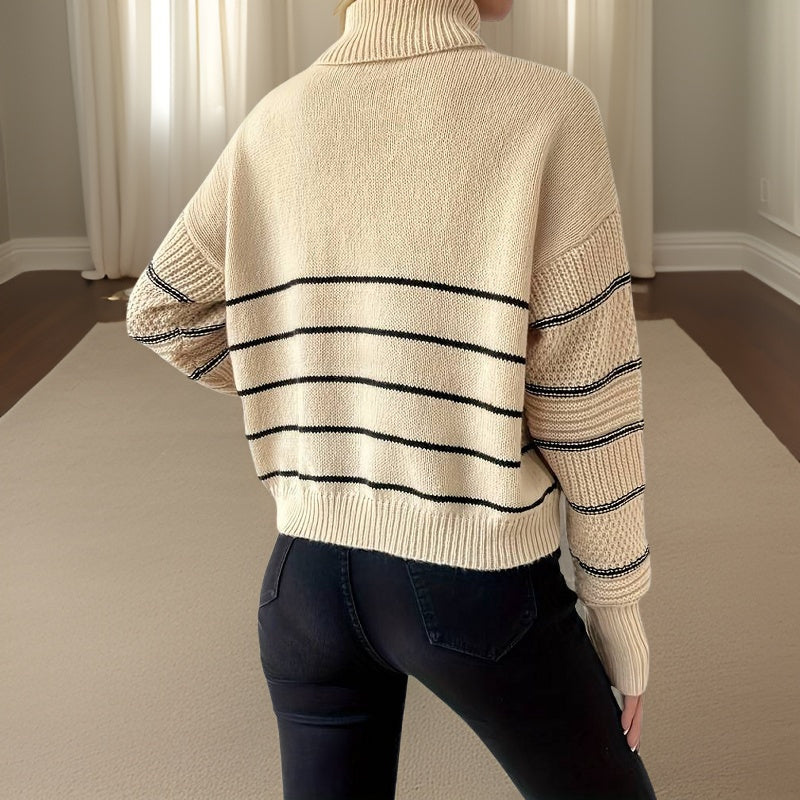 Denise | Warm Women's Turtleneck Sweater