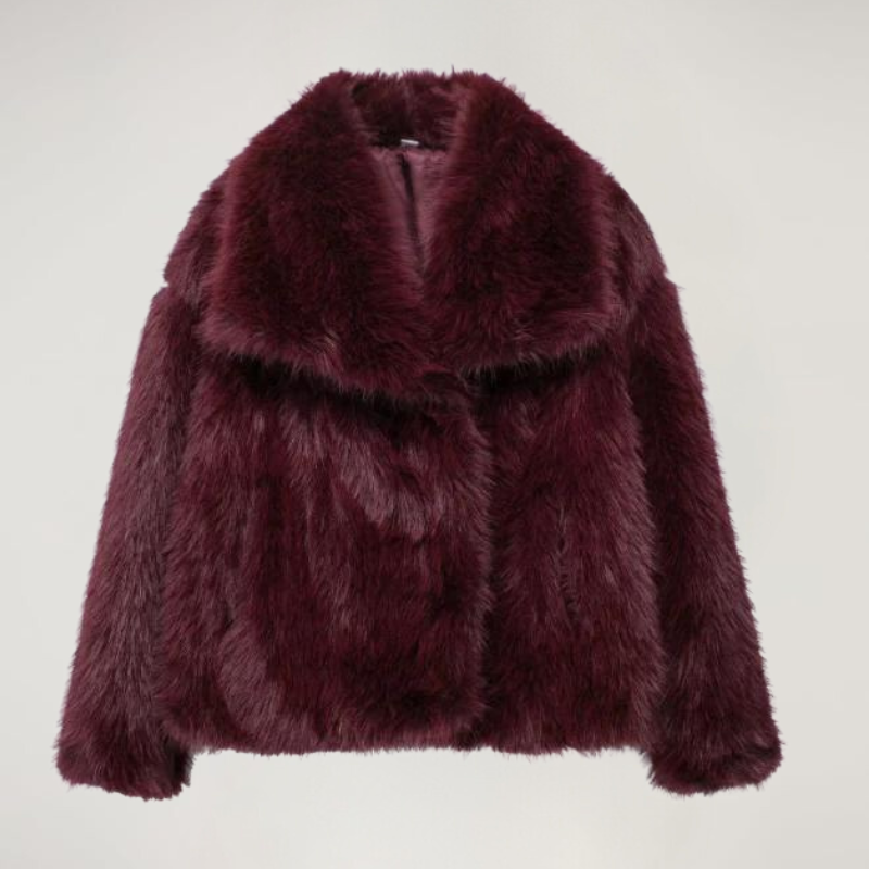 Oversized Faux Fur Coat for Women