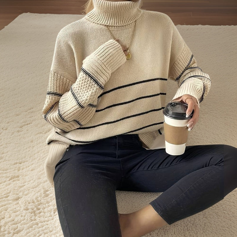 Denise | Warm Women's Turtleneck Sweater