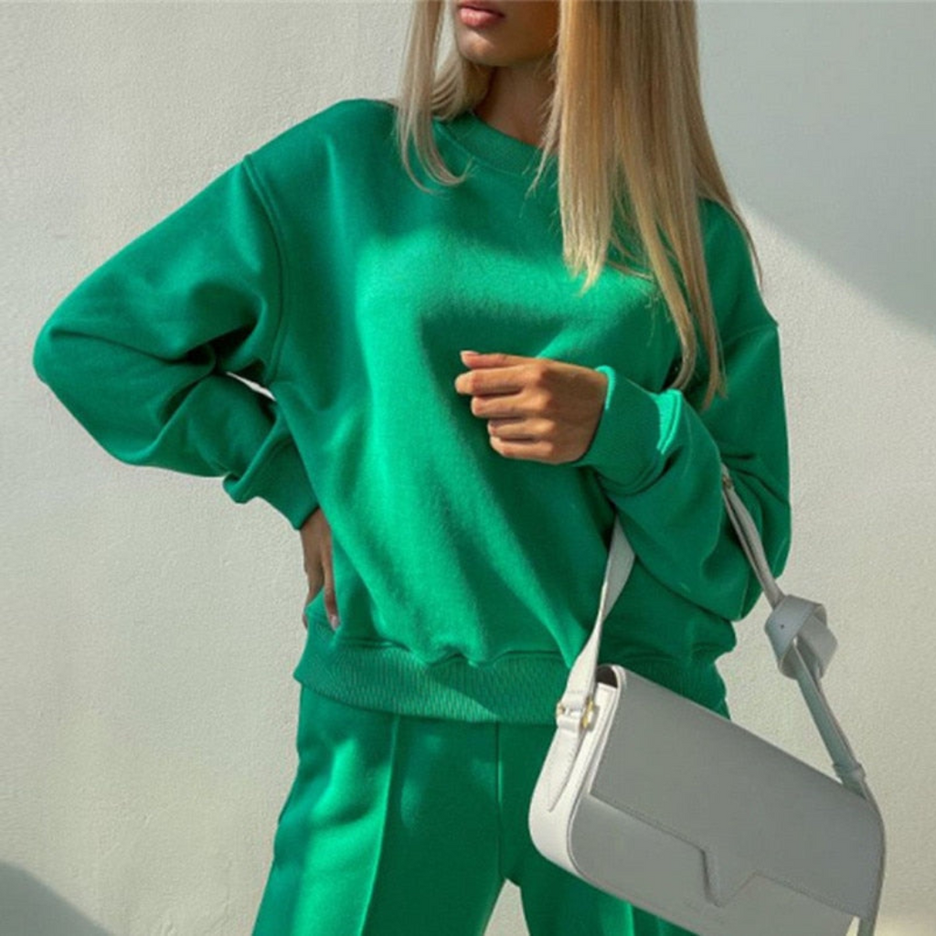 Women's Two-Piece Activewear Jogging Outfit
