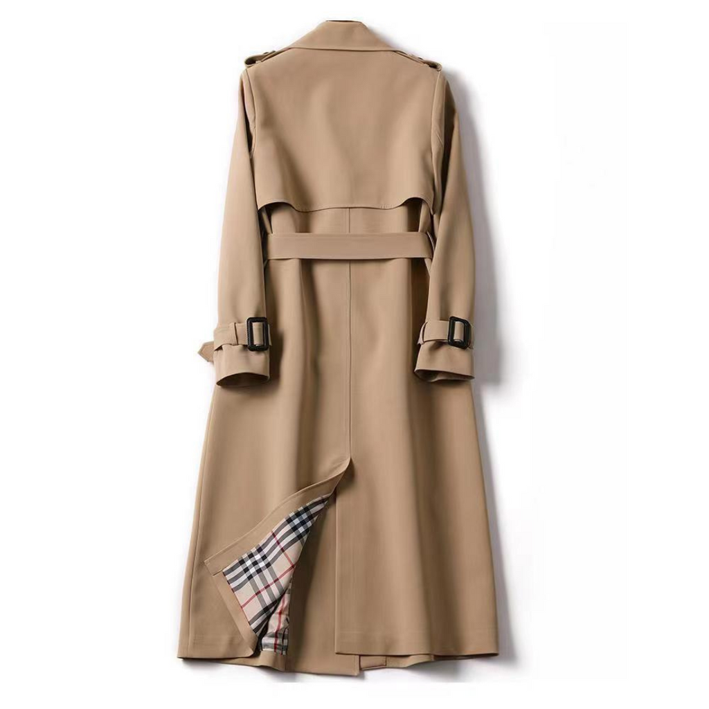 Women’s Premium Classic Trench Coat – Wool-Blend Fabric & Timeless Style
