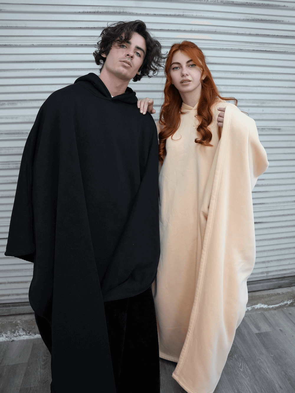 Oversized Hooded Blanket for Women
