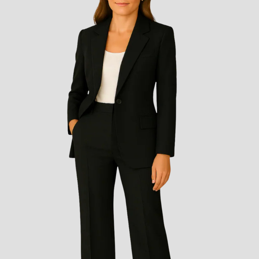 Notch Lapel Blazer for Women