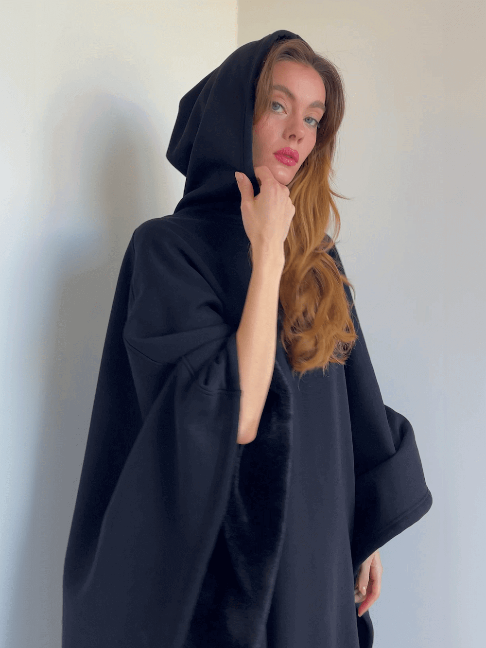 Oversized Hooded Blanket for Women