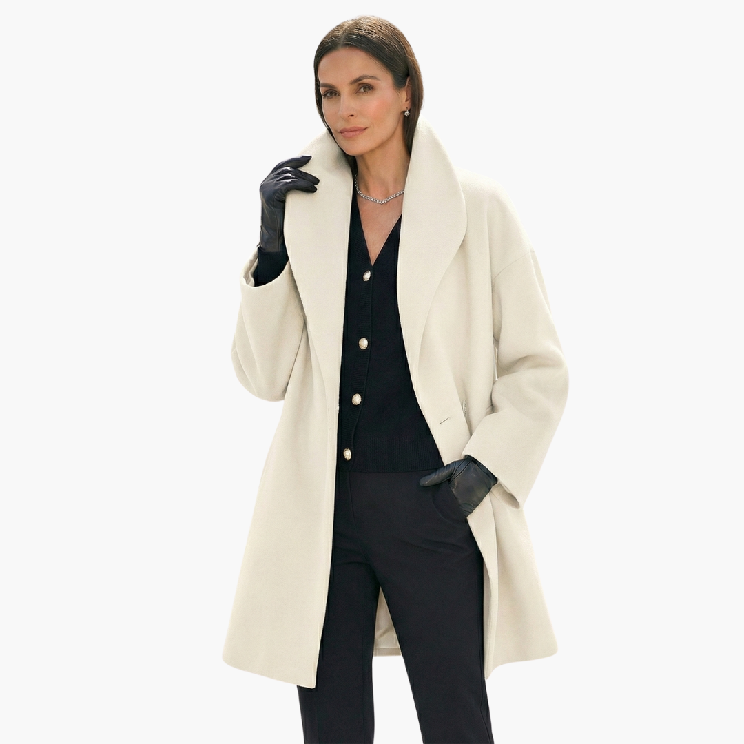 Oversized Cocoon Coat for Women