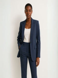 Women’s Tailored Blazer and Pants Suit Set – Elegant Two-Piece Office Outfit