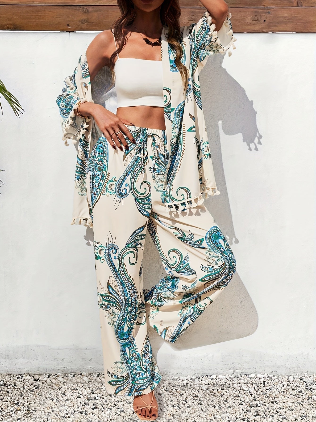 Paisley Print Co-ord Set | Women’s Summer Outfit | Bohemian Summer Set