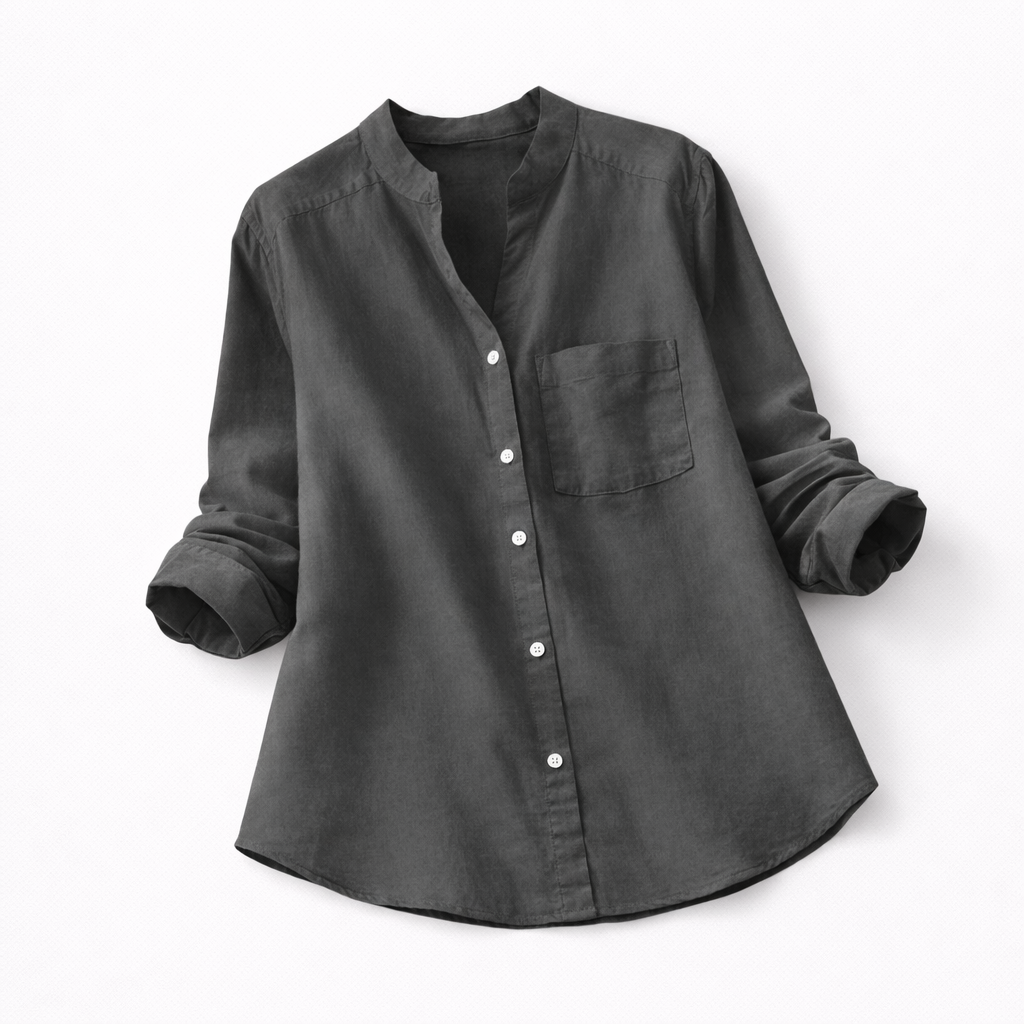 Aloyse Women's Shirt - Comfort in Breathable Cotton and Linen and Loose, Casual Cut