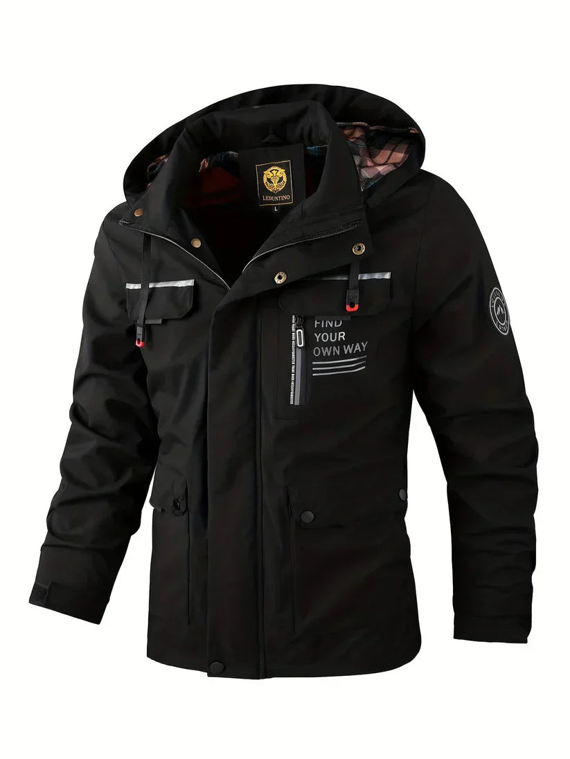 Angelo | Men’s Waterproof Winter Jacket with Hood