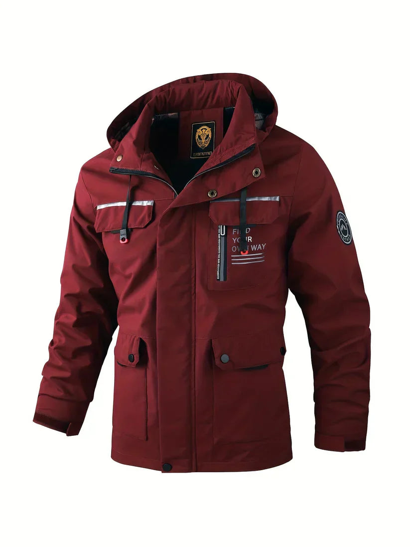Angelo | Men’s Waterproof Winter Jacket with Hood