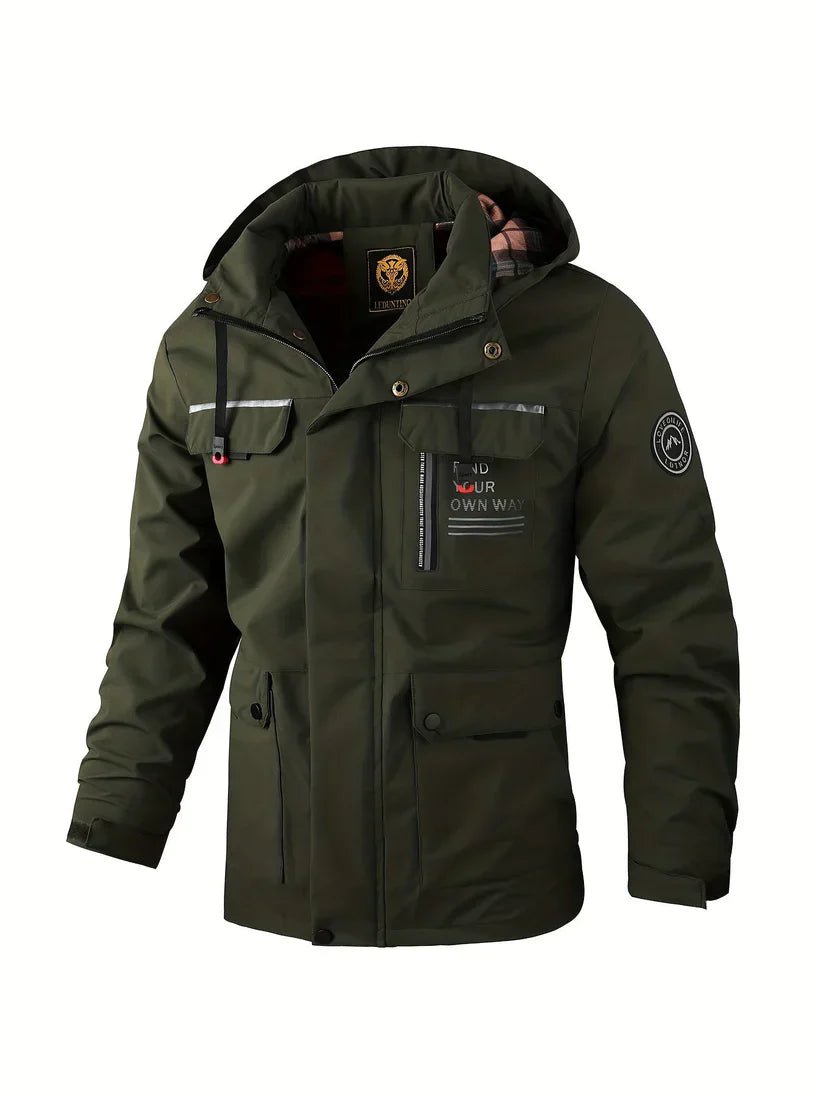 Angelo | Men’s Waterproof Winter Jacket with Hood