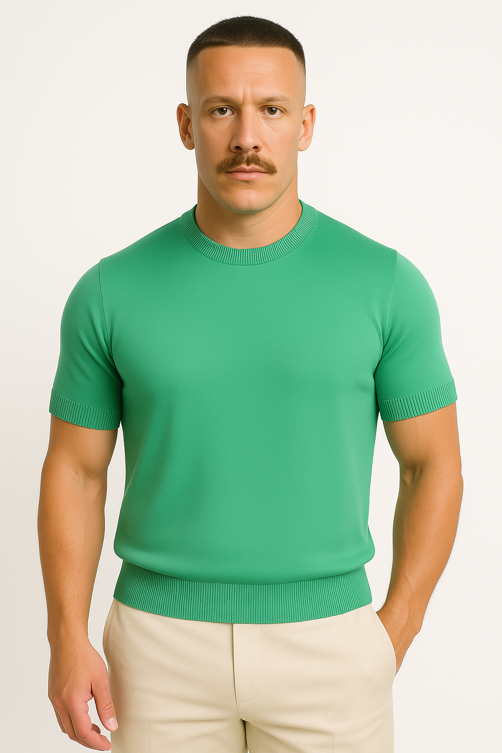 Ashton | Men’s Cashmere Knit Polo Shirt