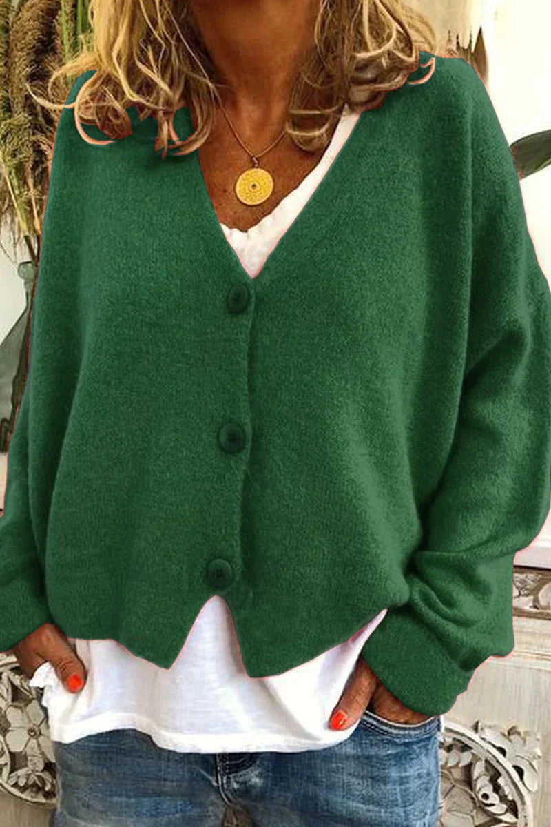 Aspenie | Women’s Patchwork V-Neck Cardigan