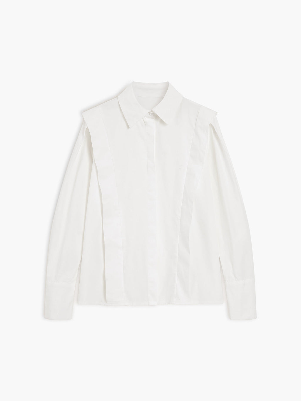 Women’s Classic Collared Blouse – Straight Fit Polyester Shirt for Work & Everyday Wear