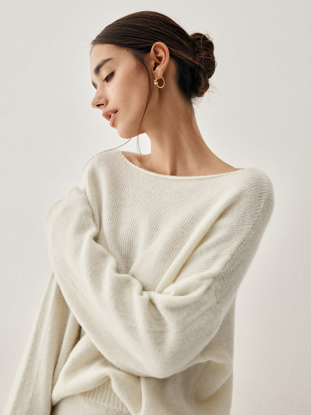 Oversized Sweater Two Piece Skirt Set – Chic Knit Co-Ord with Midi Skirt