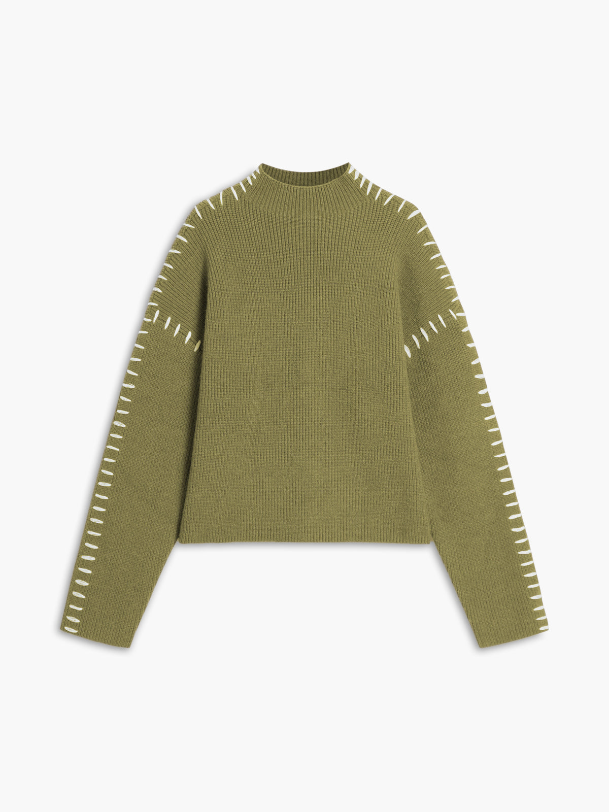 Oversized Women’s Knitted Turtleneck Sweater – Warm Solid-Color Basic Design