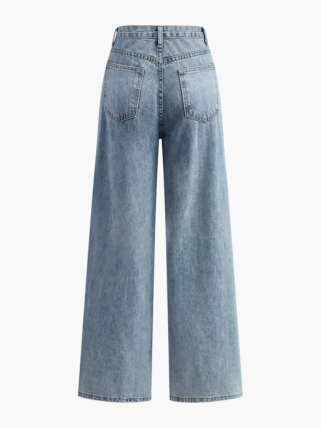 City Line Pants – Women’s Mid-Rise Asymmetrical Denim Pants with Regular Fit