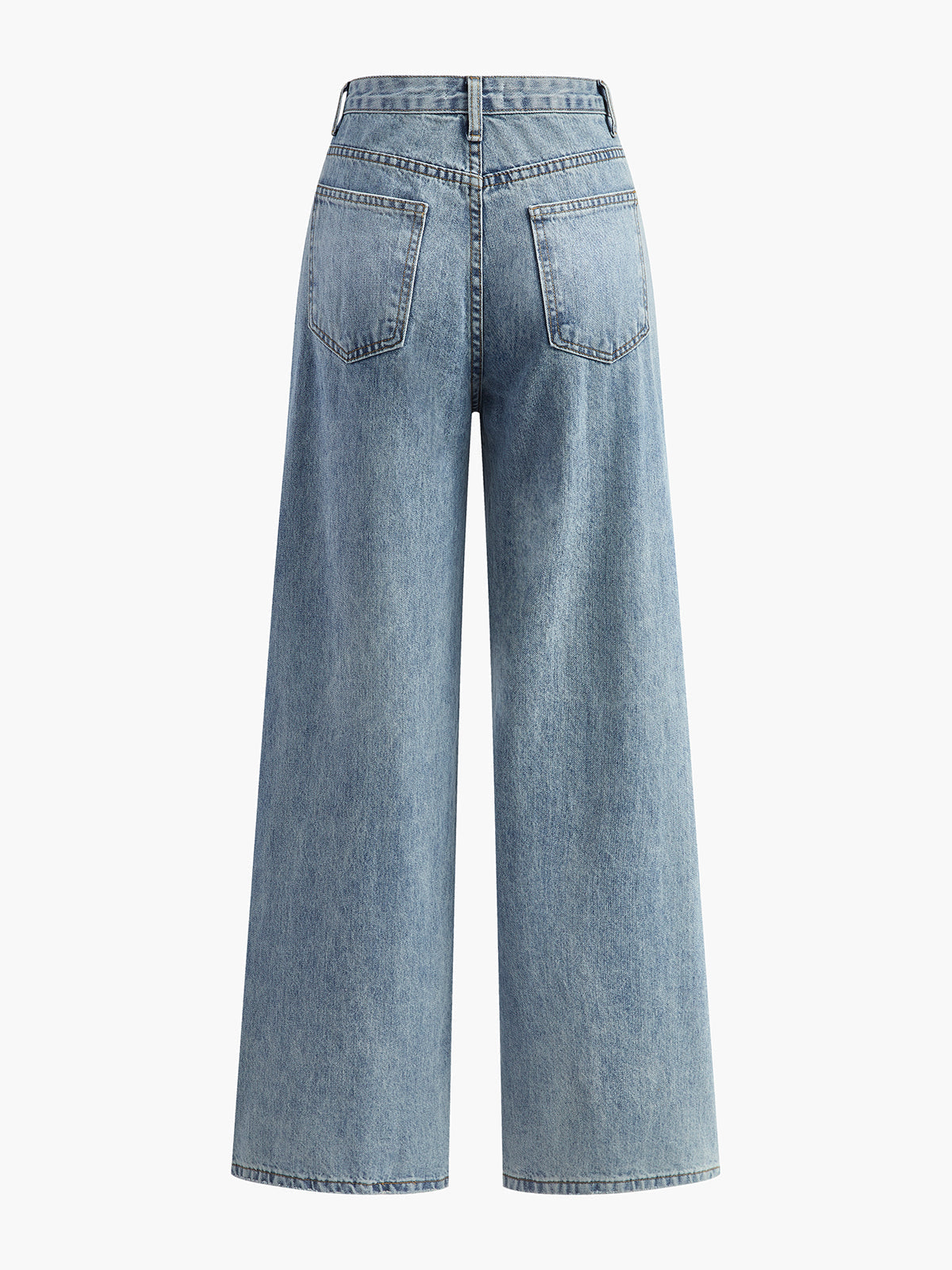 City Line Pants – Women’s Mid-Rise Asymmetrical Denim Pants with Regular Fit