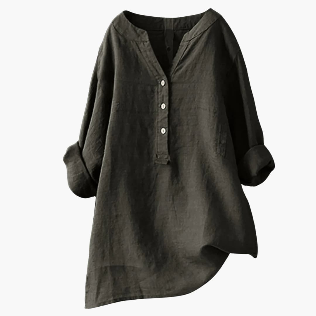 Long Sleeve Button-Down Shirt for Women