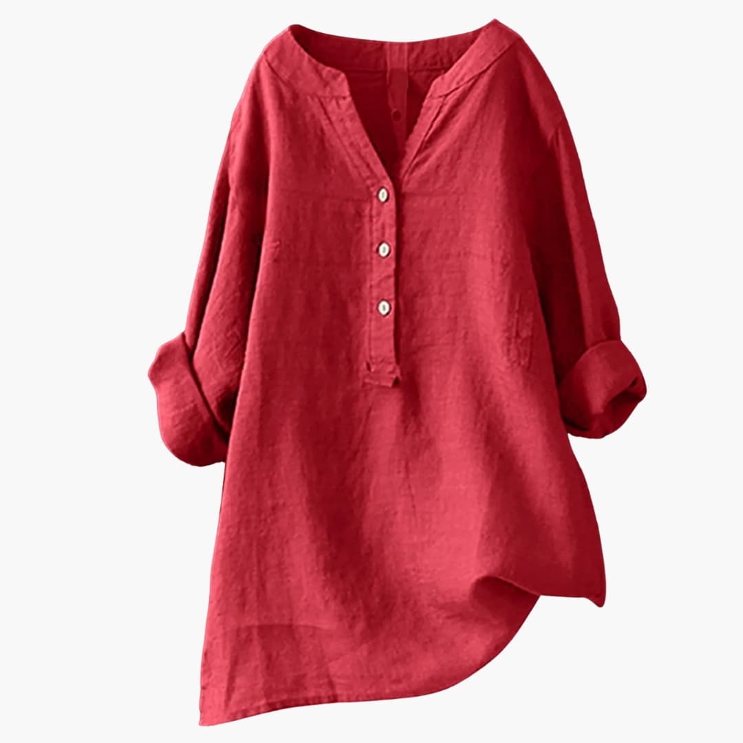 Long Sleeve Button-Down Shirt for Women