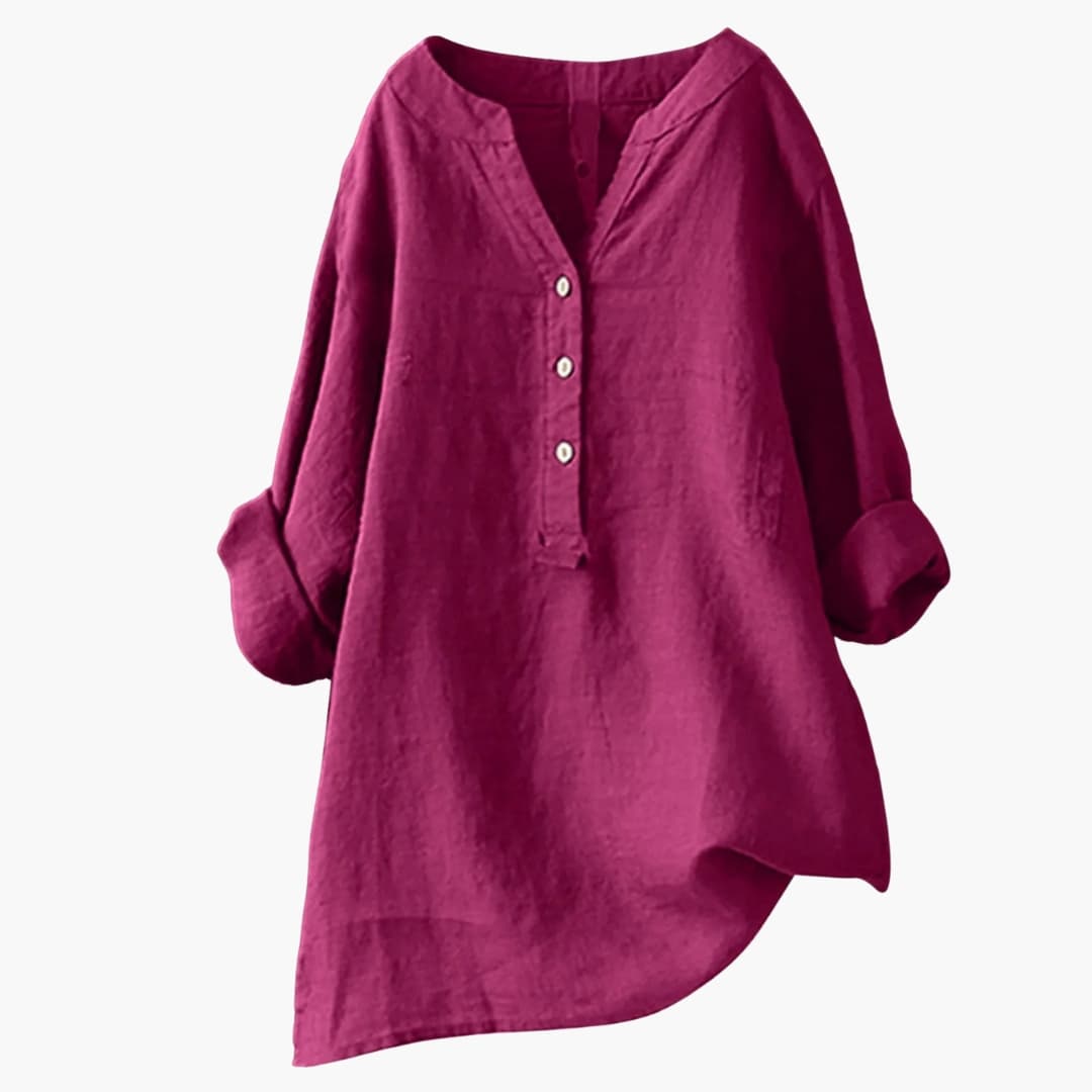 Long Sleeve Button-Down Shirt for Women