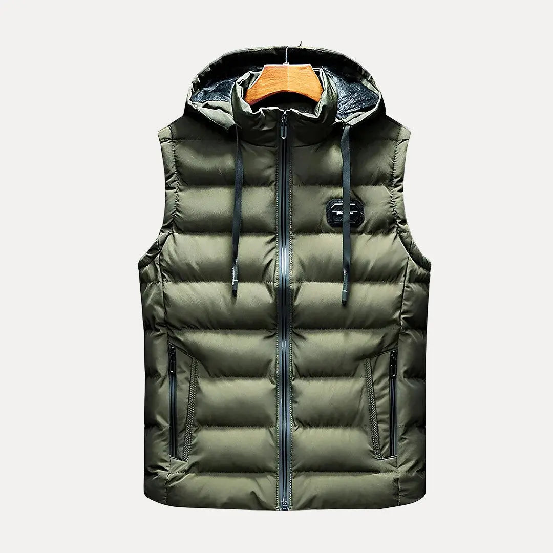 Cassius | Men’s Luxury Hooded Vest
