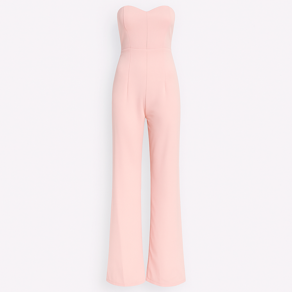 Charlie | Elegant Strapless Jumpsuit | Ladies Set