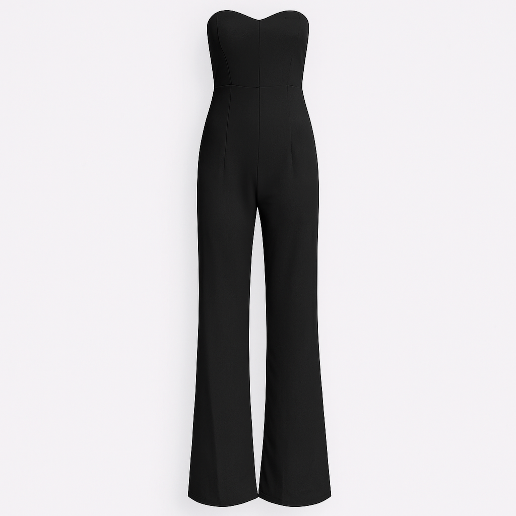 Charlie | Elegant Strapless Jumpsuit | Ladies Set
