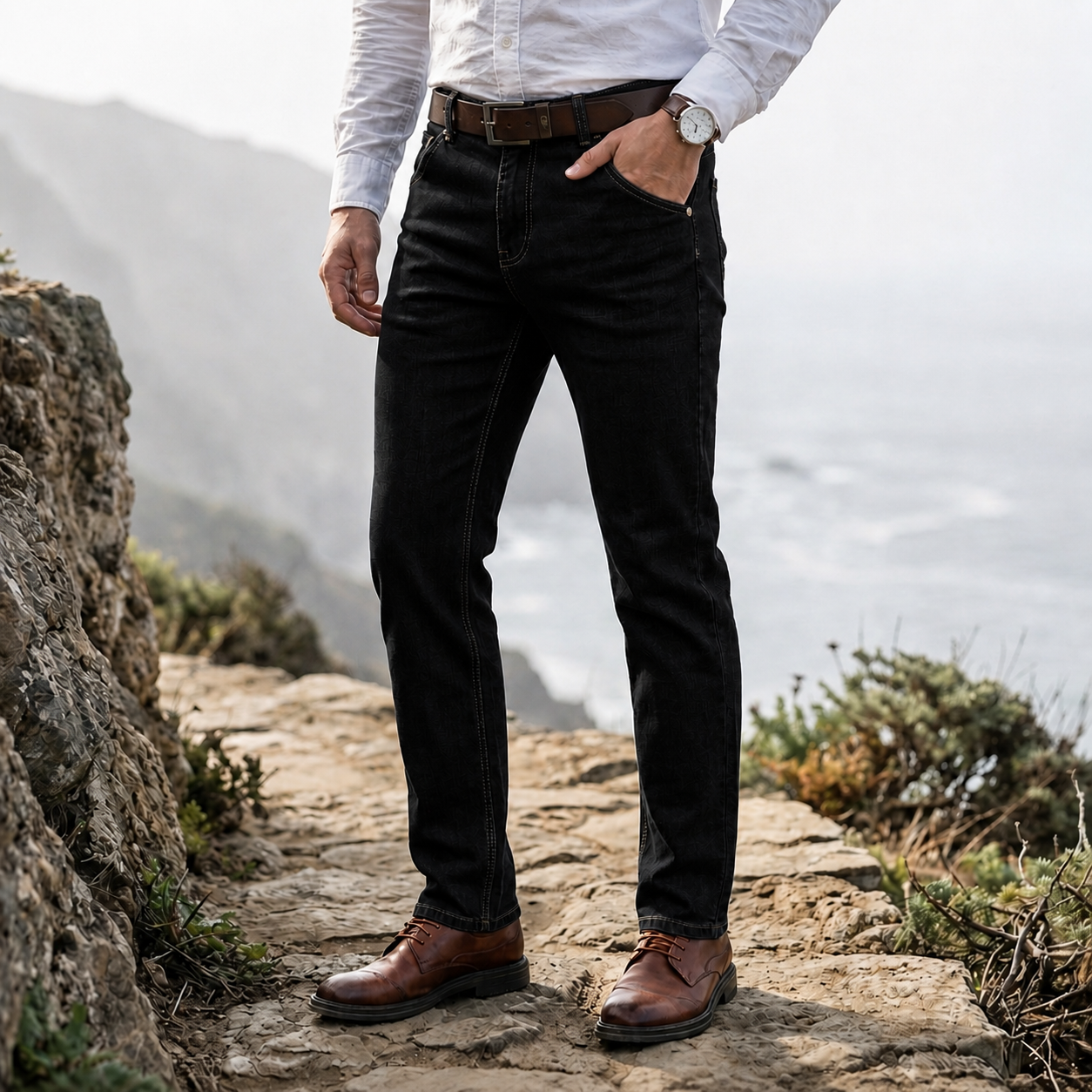 Brixton | Men's Straight Leg Stretch Jeans