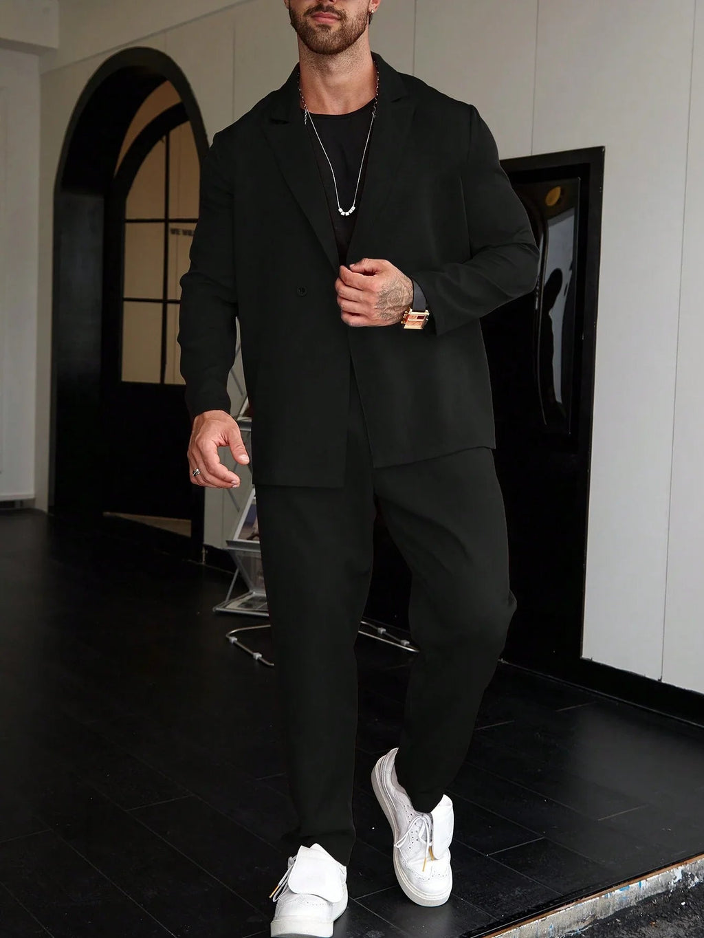 Nivaro | Men’s Solid Color Suit