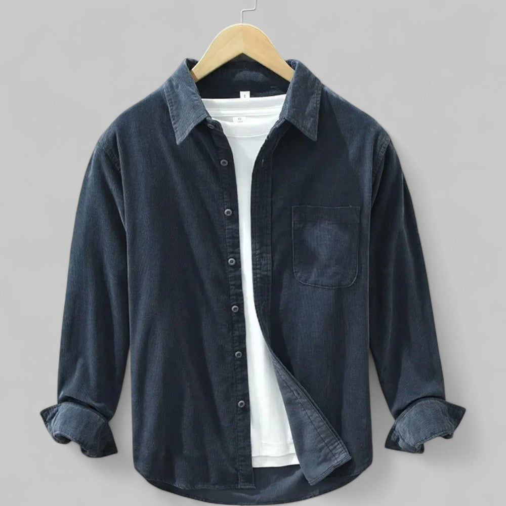 Cordy | Men’s Long-Sleeve Retro Corduroy Shirt