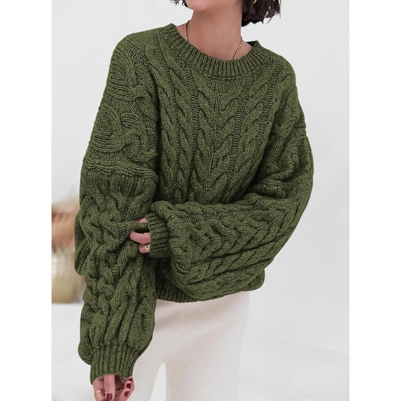 Oversized Sweater for Women – Relaxed Fit Chunky Jumper for Autumn and Winter Wear