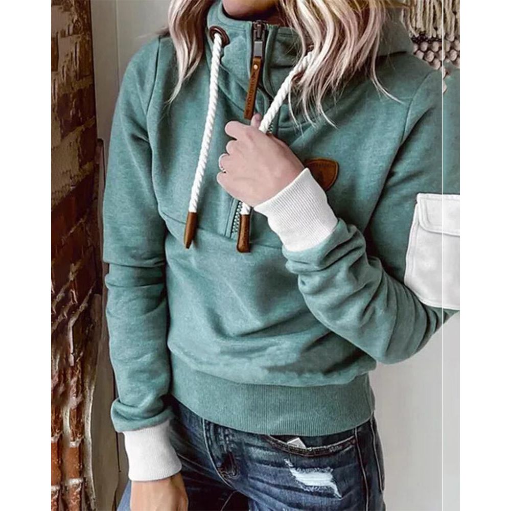 Cyra | Women’s Fleece-Lined Half-Zip Hoodie