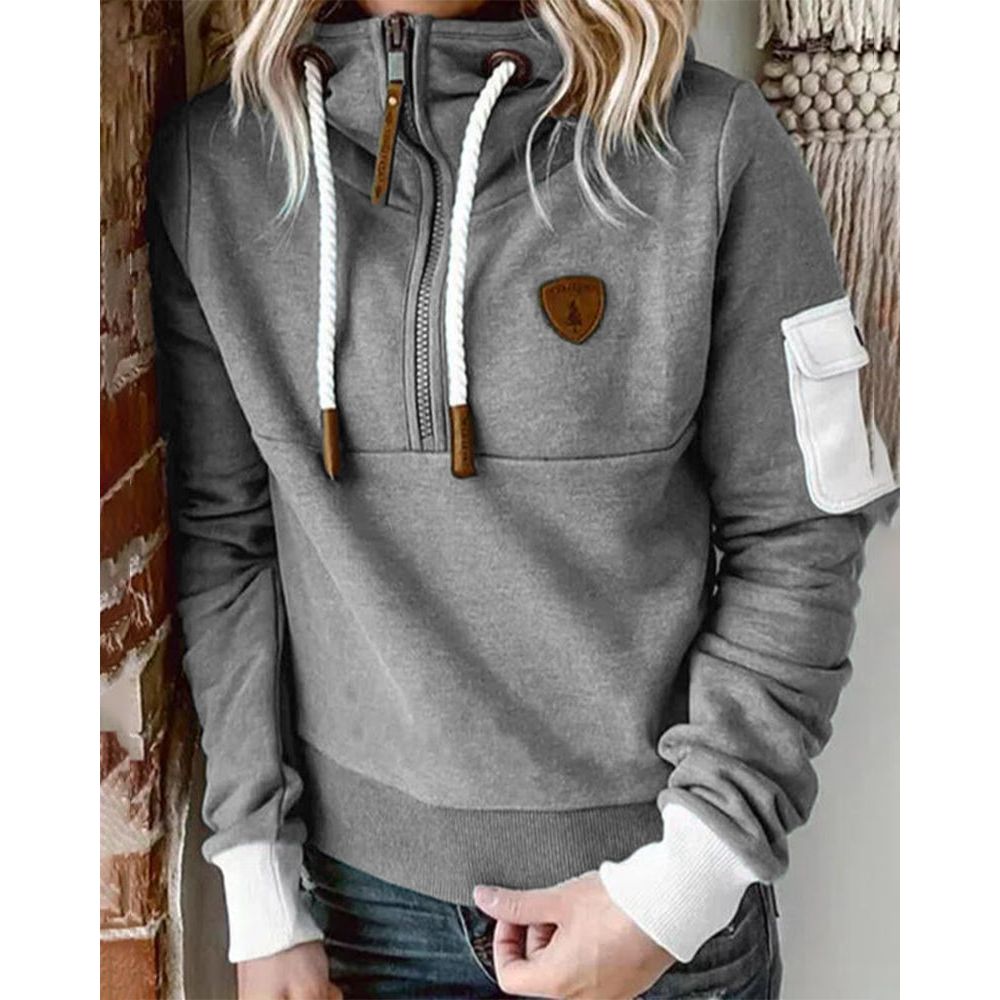 Cyra | Women’s Fleece-Lined Half-Zip Hoodie