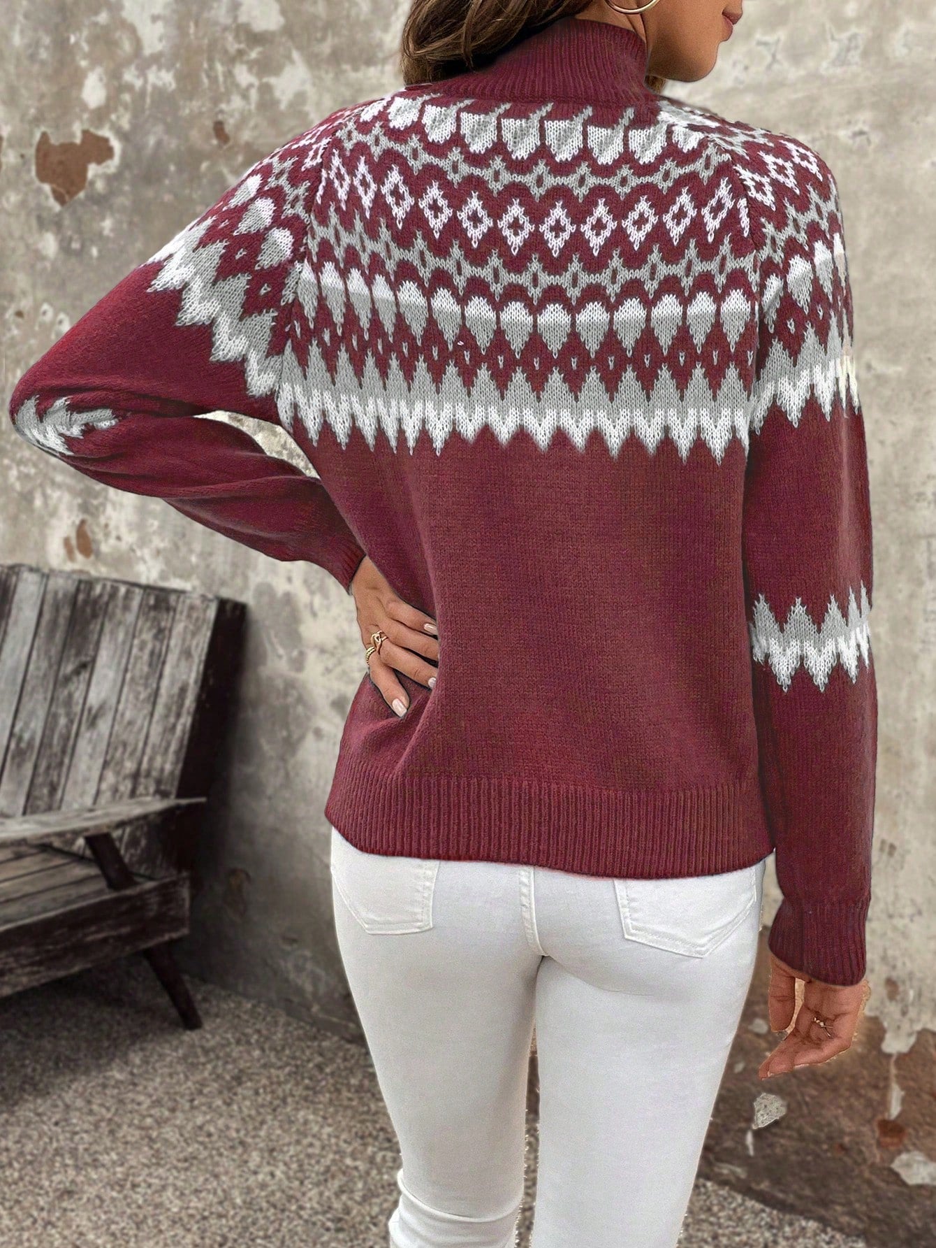 Classic women's turtleneck sweater